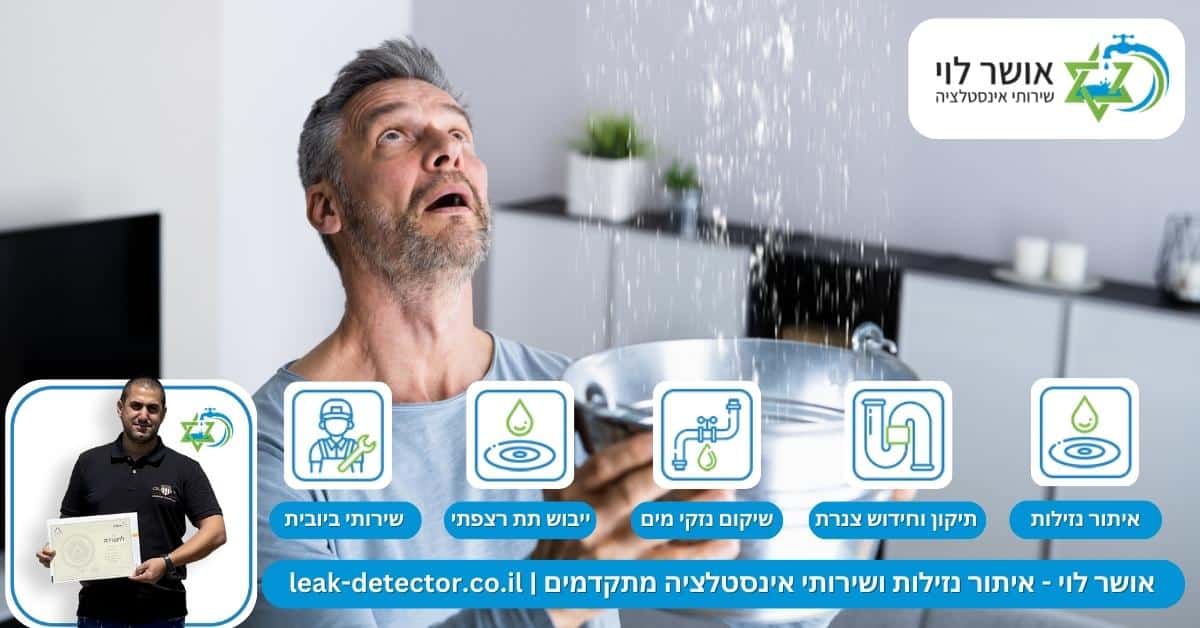 מה החשיבות של איתור ותיקון מוקדם של נזילות בצנרת מים וקו ביוב? 