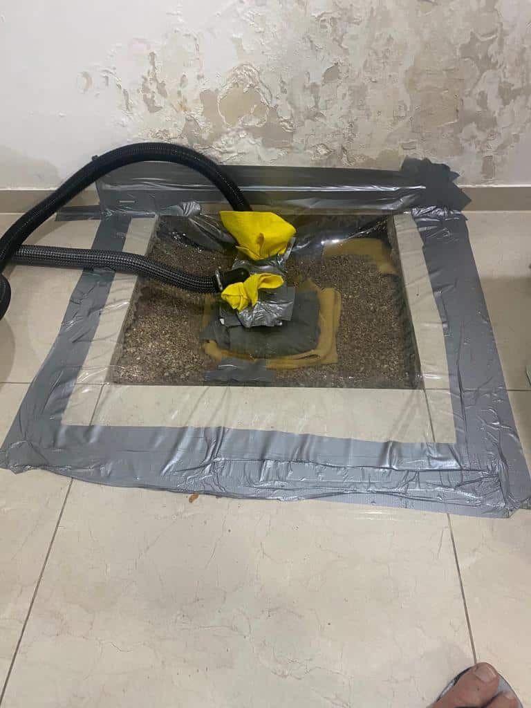 צינורות לייבוש תת רצפתי - שרברב פרטי של חברת ביטוח