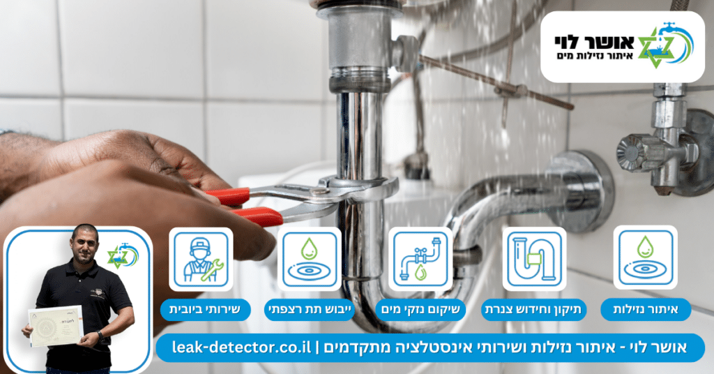 איתור נזילות מים בבאר שבע