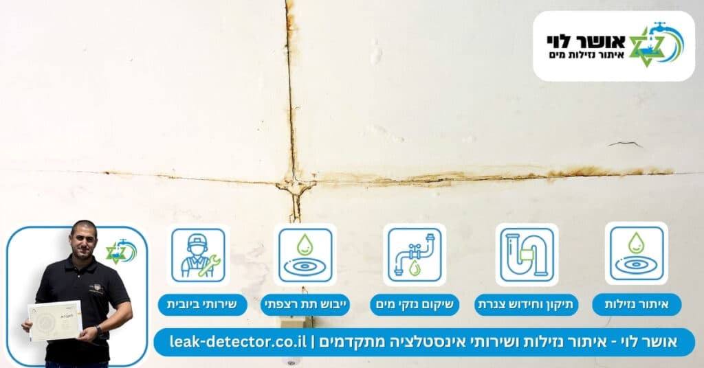 איתור נזילות מים בחריש