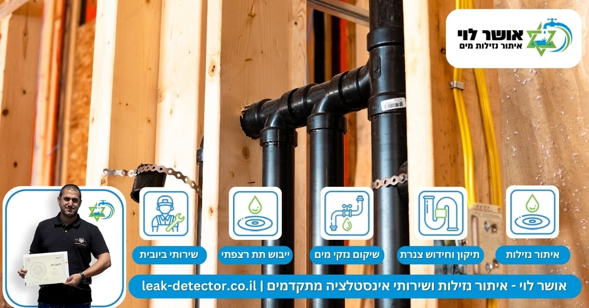 צילום פנים צנרת בסיב אופטי דירתי לקו ביוב או צינור מי גשם 